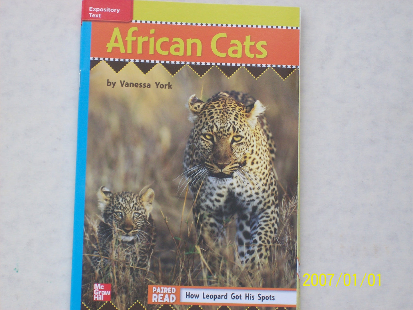 Reading Wonders Leveled Reader African Cats: On-Level Unit 6 Week 4 Grade 3 (ELEMENTARY CORE READING)
