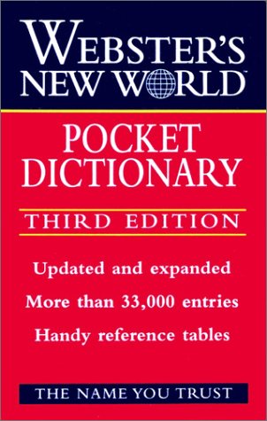 Webster's New World Pocket Dictionary