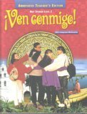 Spanish Level 2, Ven Conmigo, Annotated Teacher's Edition