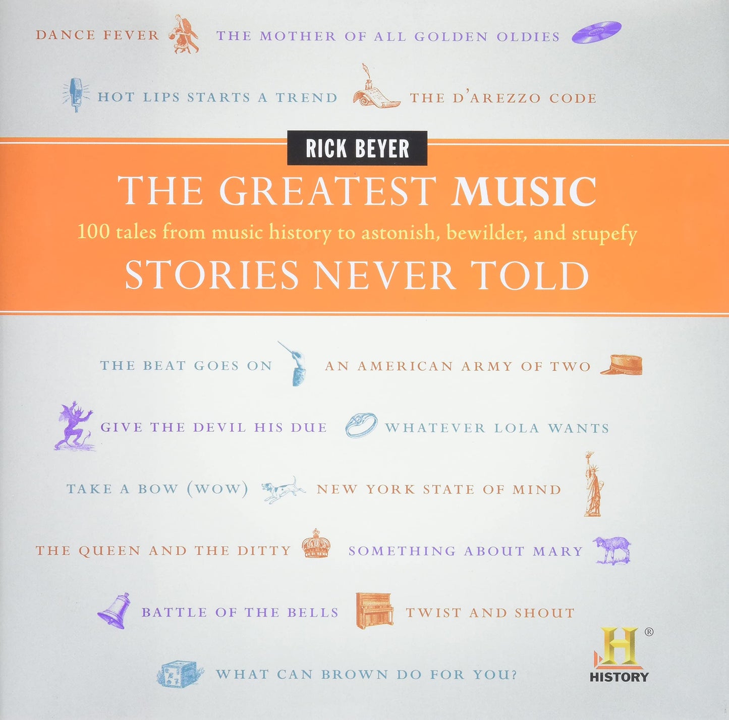 The Greatest Music Stories Never Told: 100 Tales from Music History to Astonish, Bewilder, and Stupefy – Entertaining Anecdotes of Genius, Scandal, Passion, and Intrigue