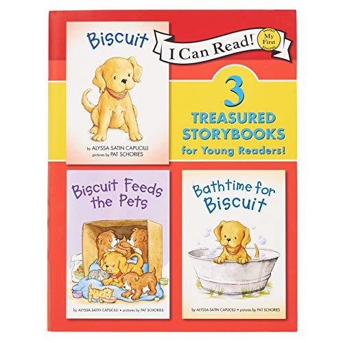 Alyssa Satin Capucilli and Pat Schories Biscuit 3 Treasured Storybooks for Young Readers : Biscuit , Biscuit Feeds The Pets , Bathtime for Biscuit
