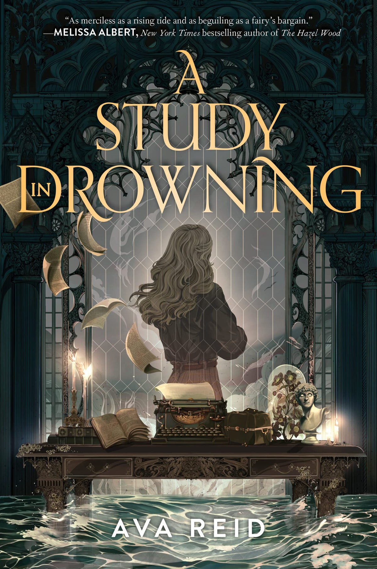 A Study in Drowning: A YA dark academic fantasy: Effy Sayre and rival scholar Preston unravel a dead author's deadly secrets at haunted Hiraeth Manor.
