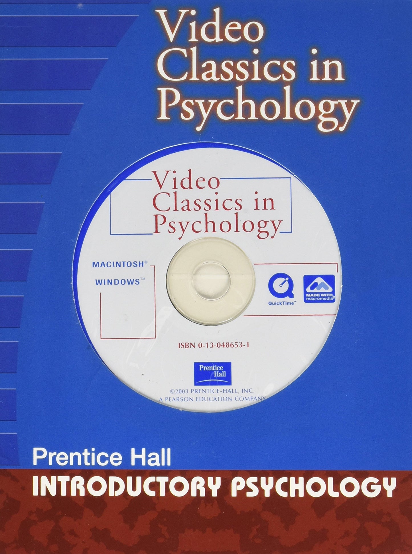 Video Classics in Psychology - Prentice Hall- Introductory Psychology