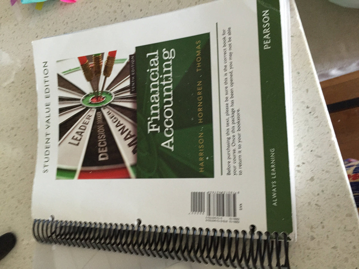 Financial Accounting, 10th Edition