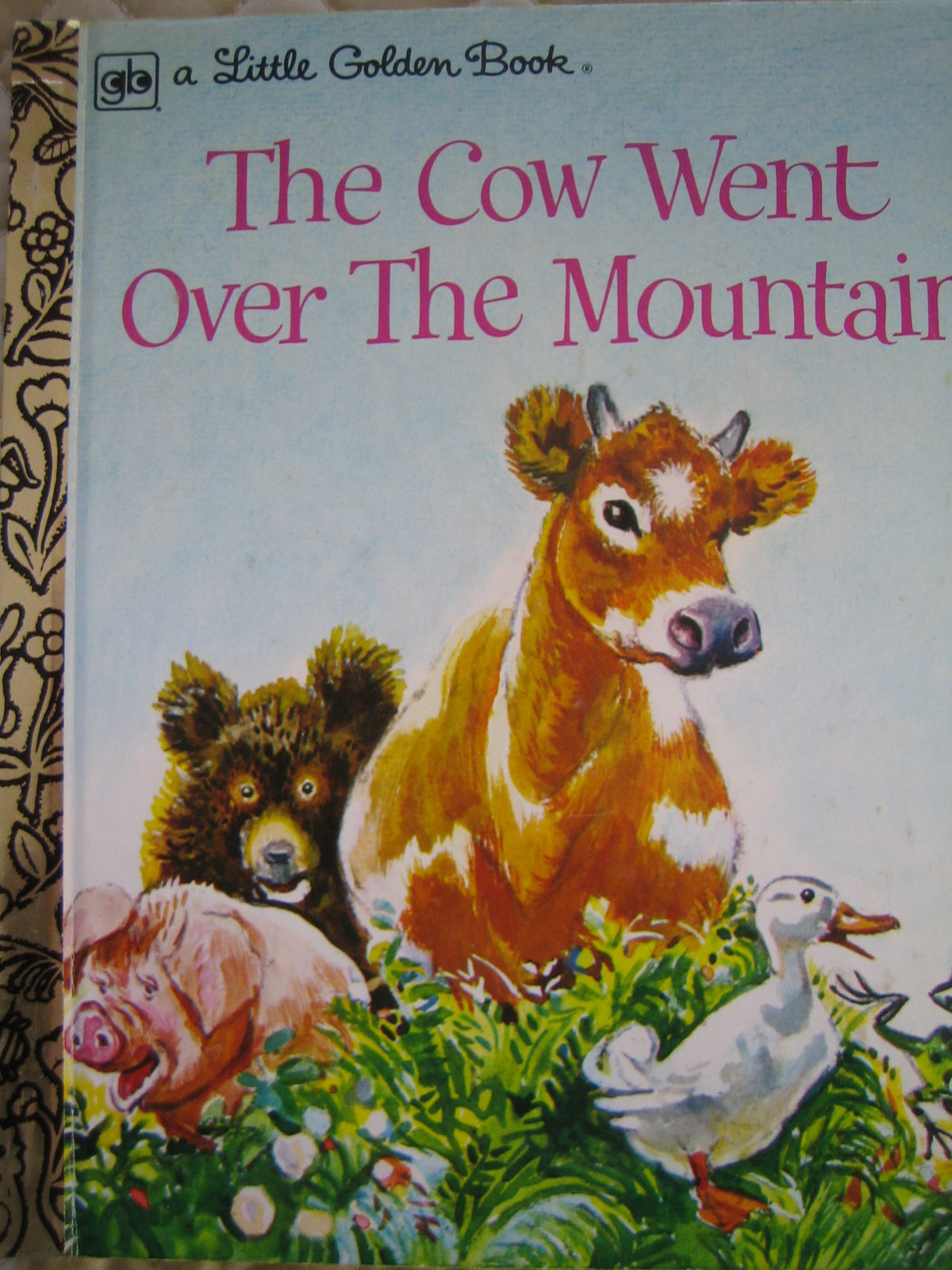 The Cow Went Over the Mountain - the little golden book