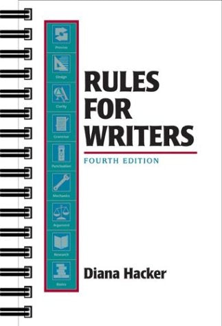 Rules for Writers: A Brief Handbook
