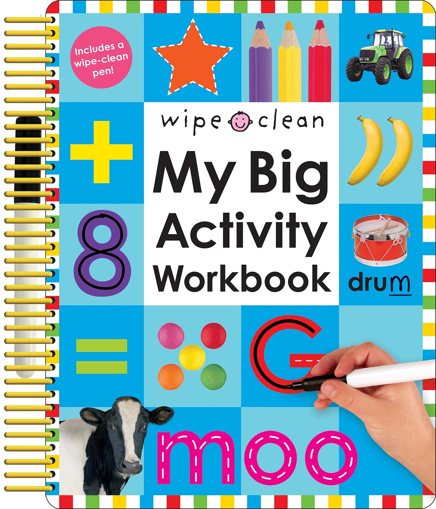Wipe Clean: My Big Activity Workbook: Practice pen control, spelling, math, and more!