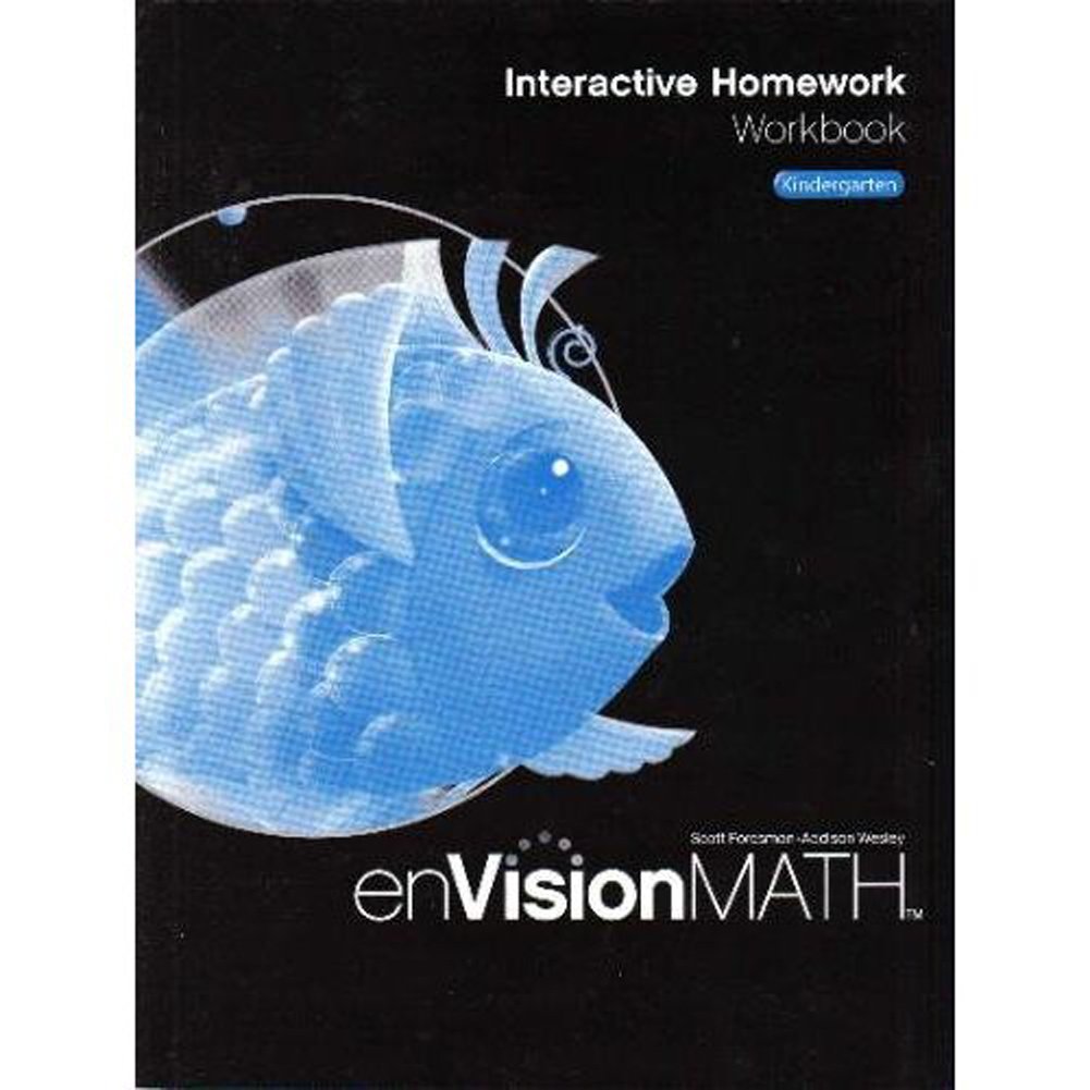 Envision Math: Interactive Homework Workbook, Grade K