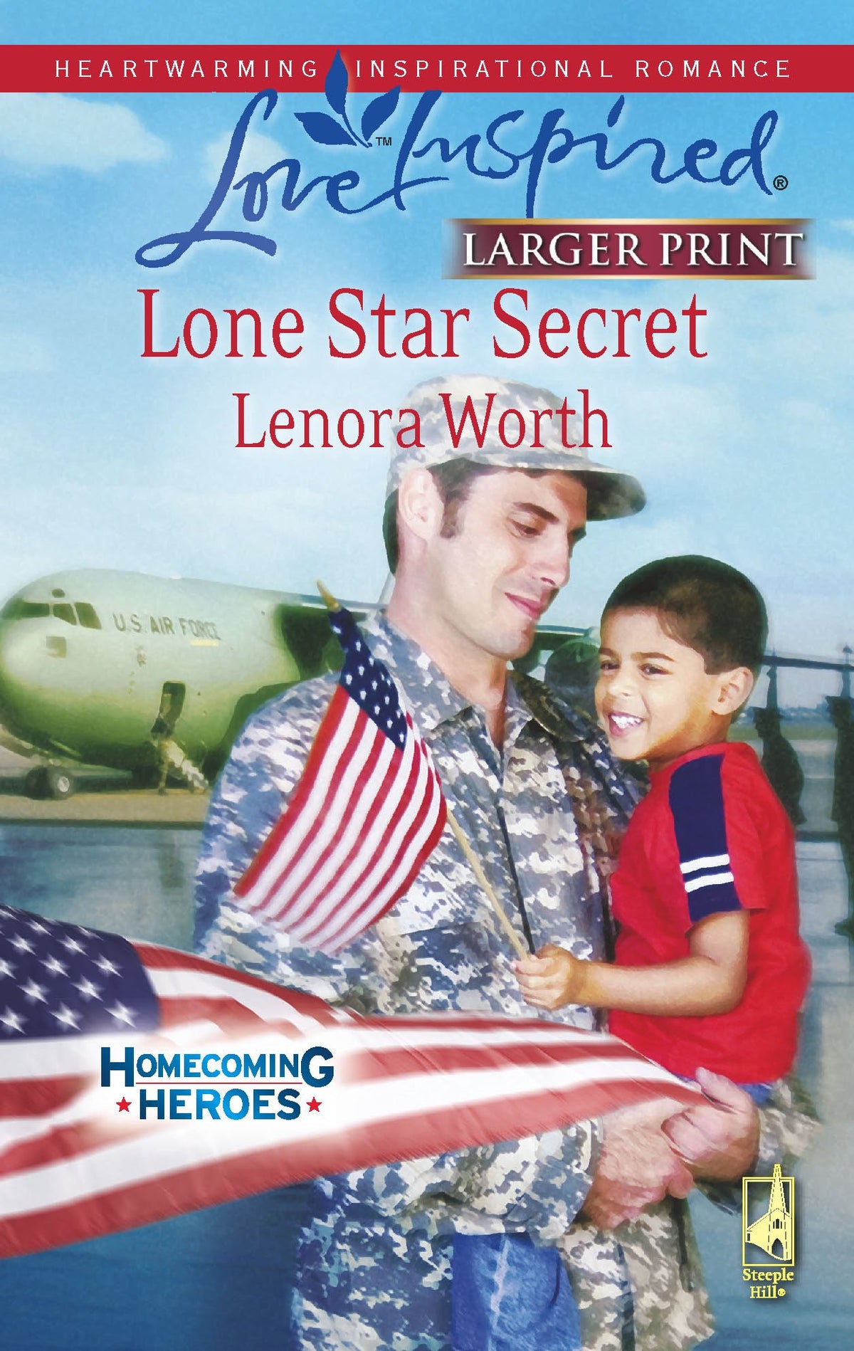 Lone Star Secret (Homecoming Heroes, Book 2) (Larger Print Love Inspired #456)