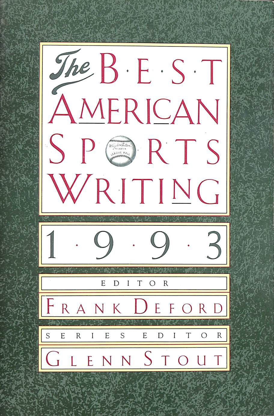 Best American Sports Writing 1993