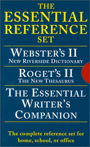 Houghton Mifflin Essential Desk Reference Set, Paperback, 3-Book Set (0618952373)
