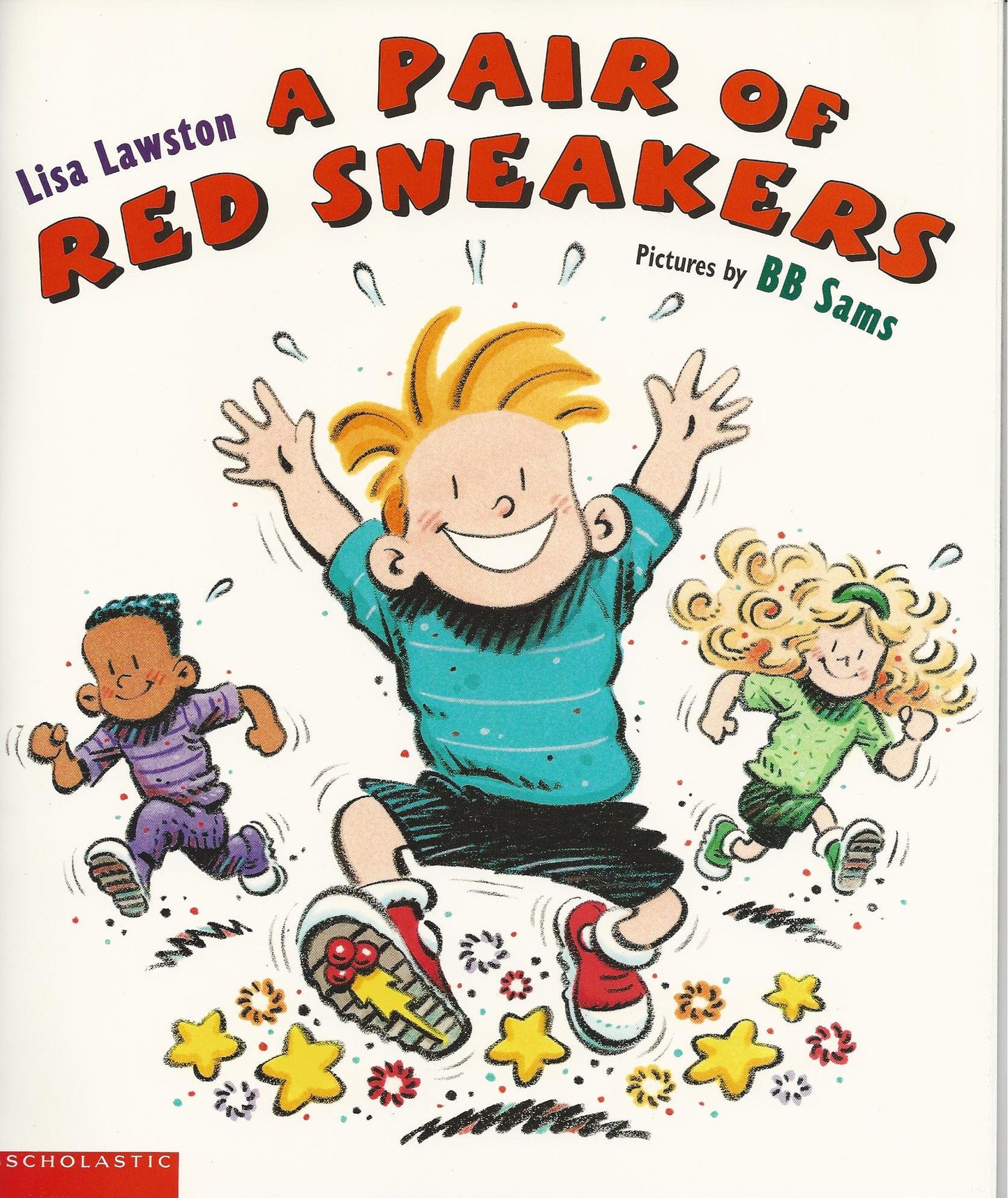 A Pair of Red Sneakers