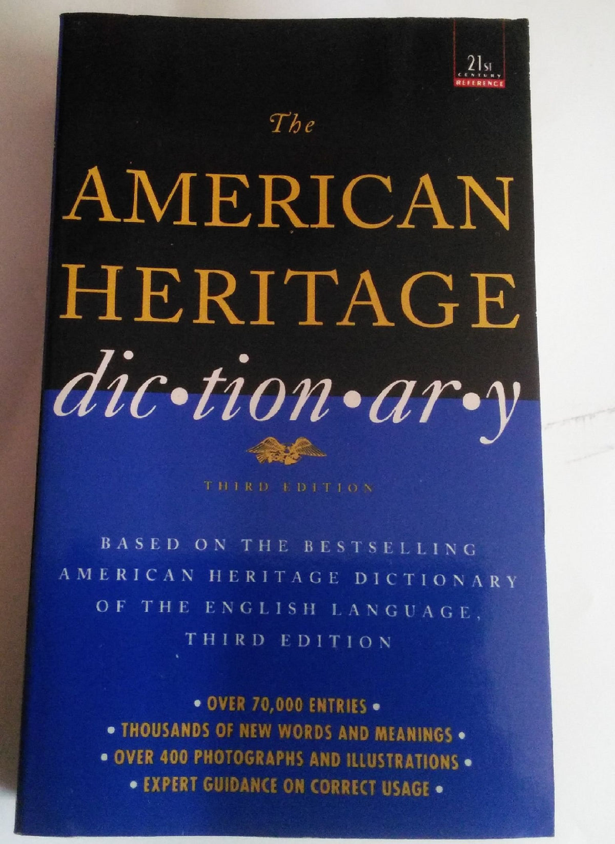 American Heritage Dictionary: Third Edition