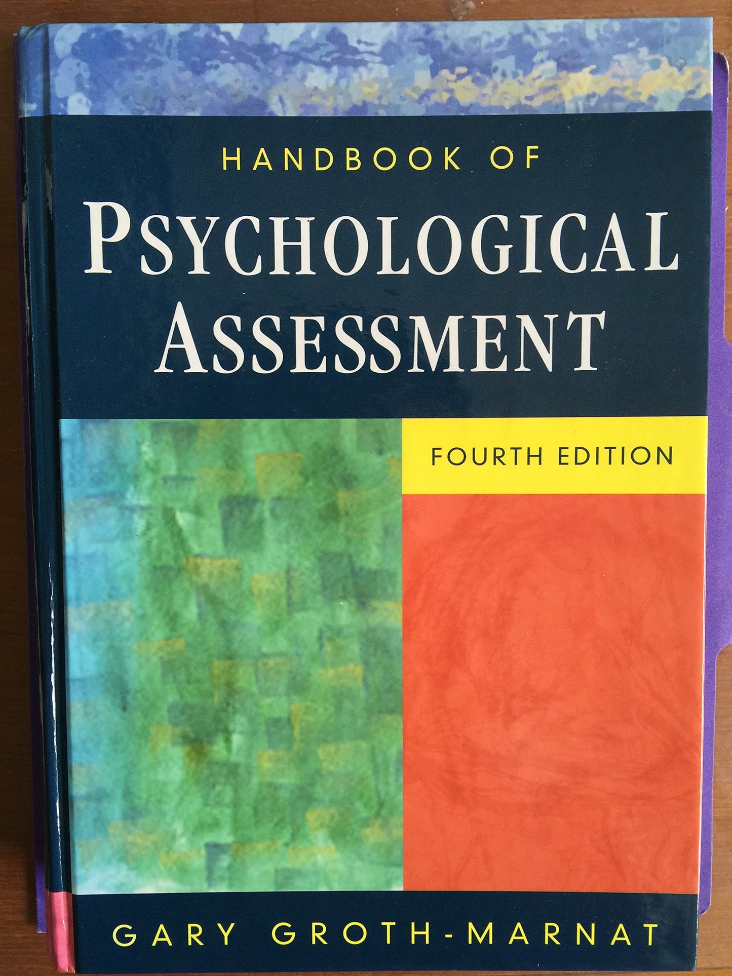 Handbook of Psychological Assessment