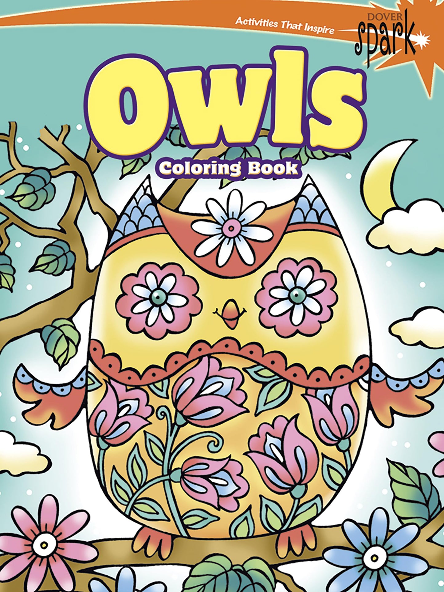 SPARK Owls Coloring Book (Dover Animal Coloring Books)