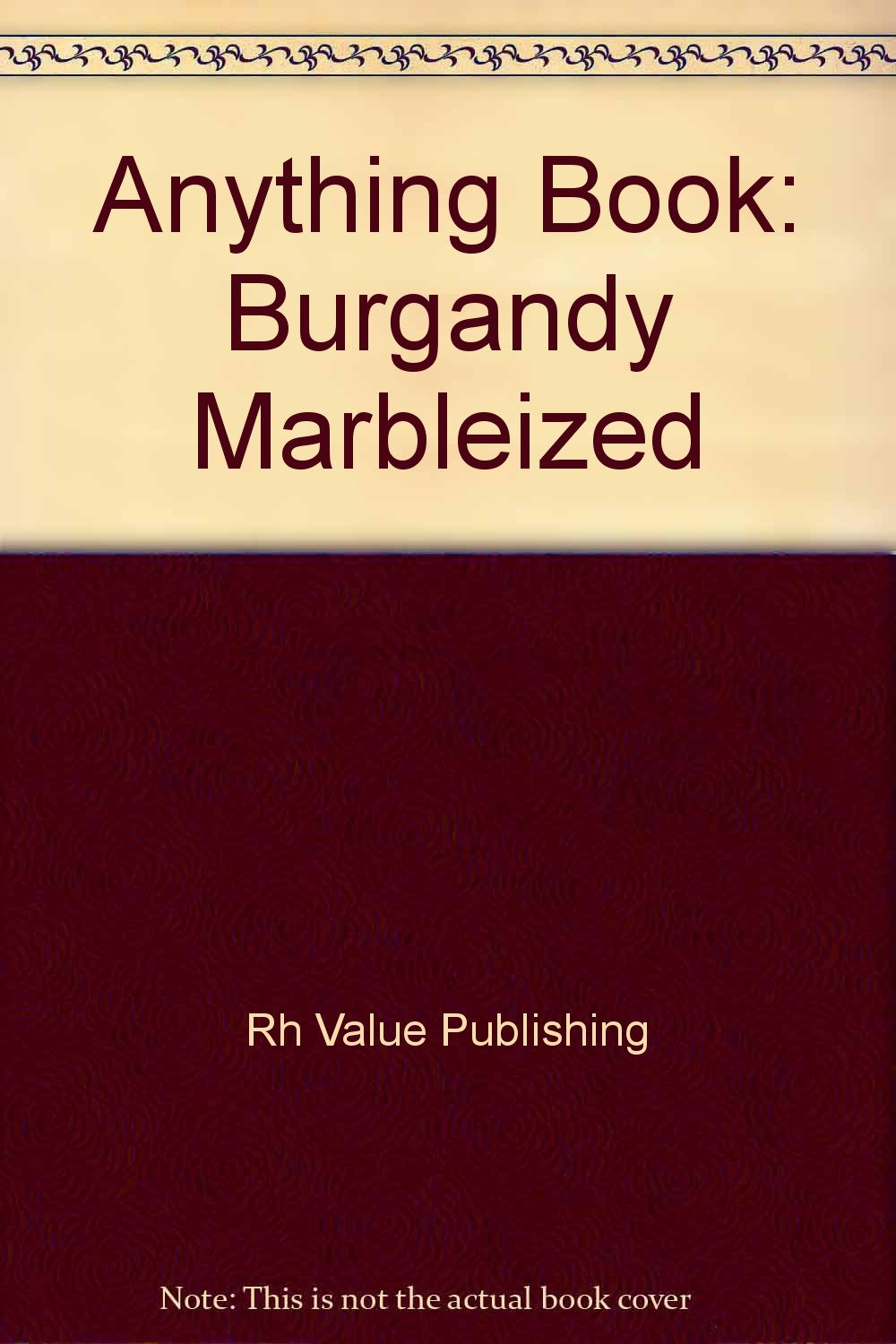 Anything Book: Burgundy