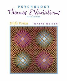 Psychology: Themes and Variations, Briefer Version (Paperbound Edition with InfoTrac)