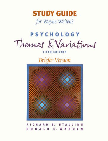 Psychology : Themes and Variations/Brief