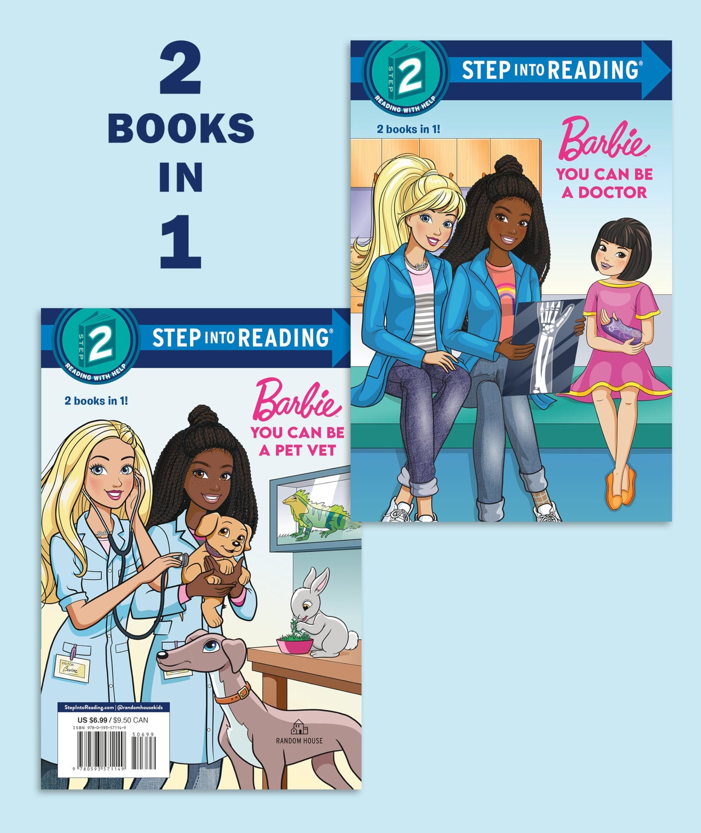 You Can Be a Doctor/You Can Be a Pet Vet (Barbie) (Step into Reading)
