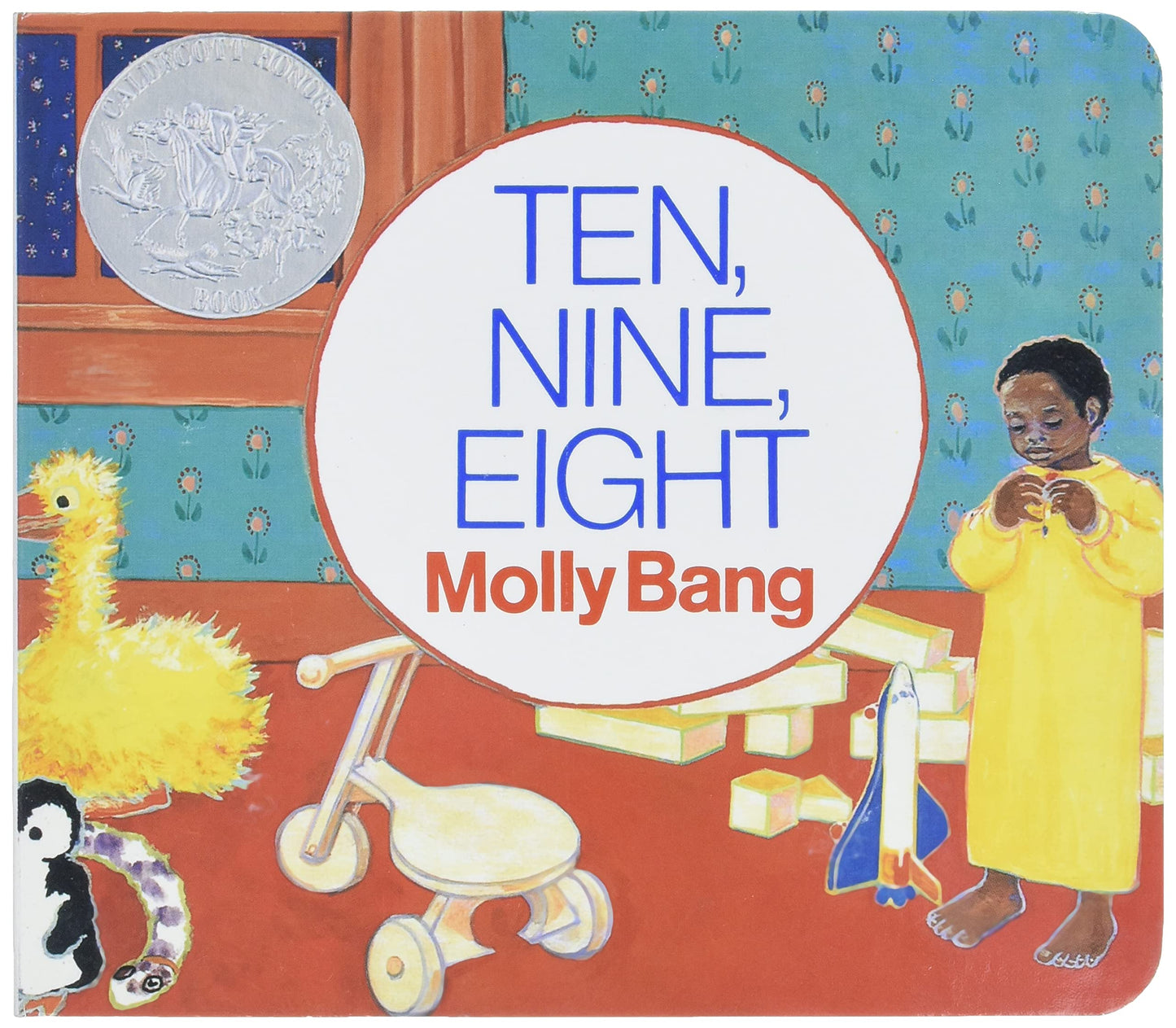 Ten, Nine, Eight Board Book (Caldecott Collection)
