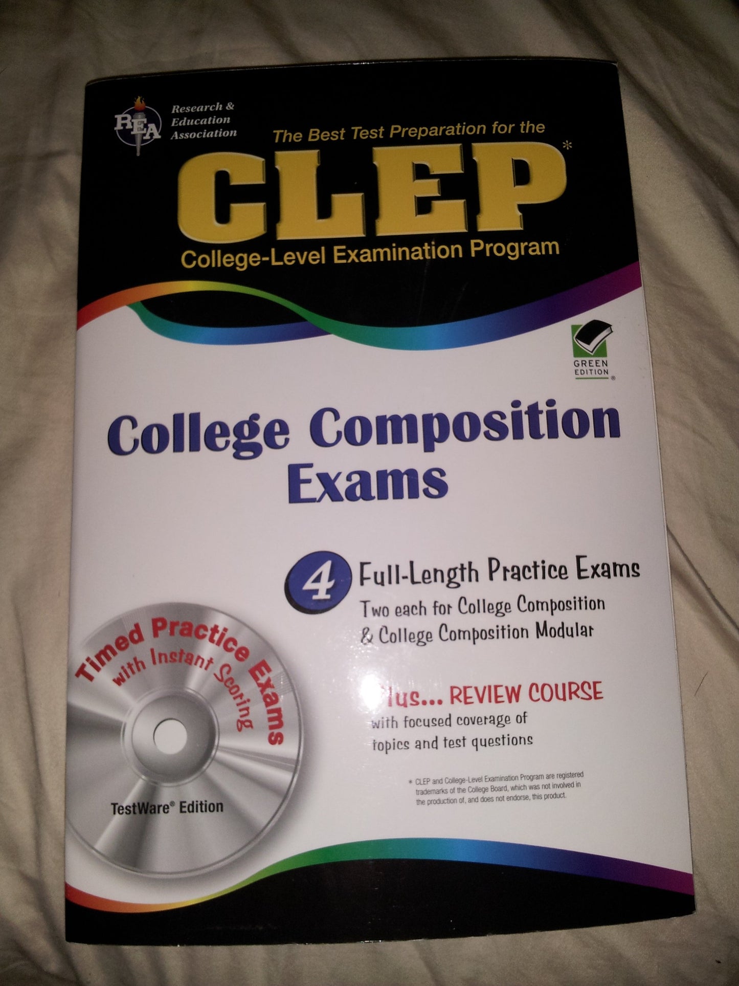 CLEP College Composition & College Composition Modular w/CD-ROM (CLEP Test Preparation)