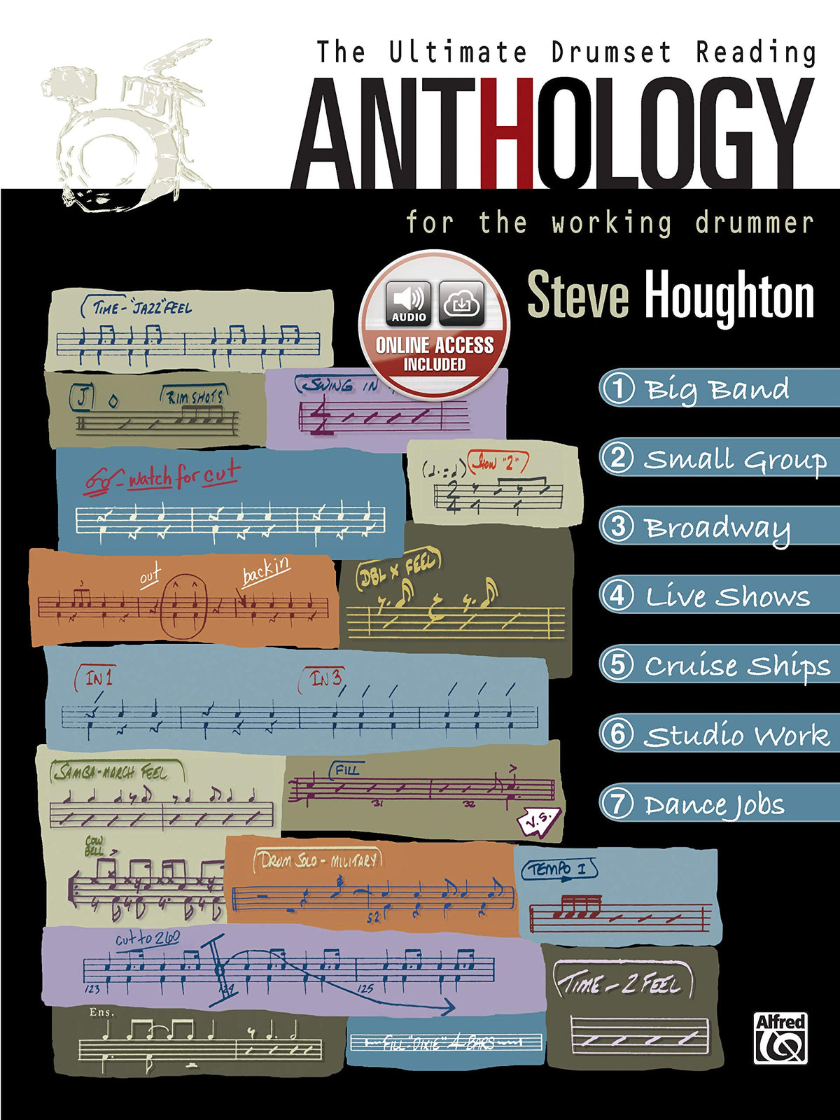 The Ultimate Drumset Reading Anthology: For the Working Drummer, Book & Online Audio