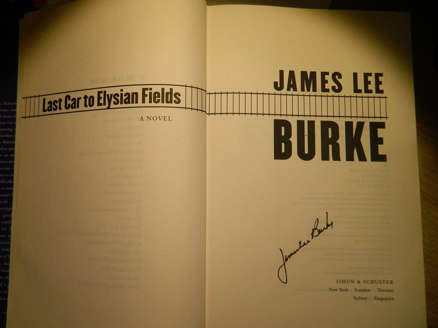 Last Car to Elysian Fields: A Dave Robicheaux Novel - 4127