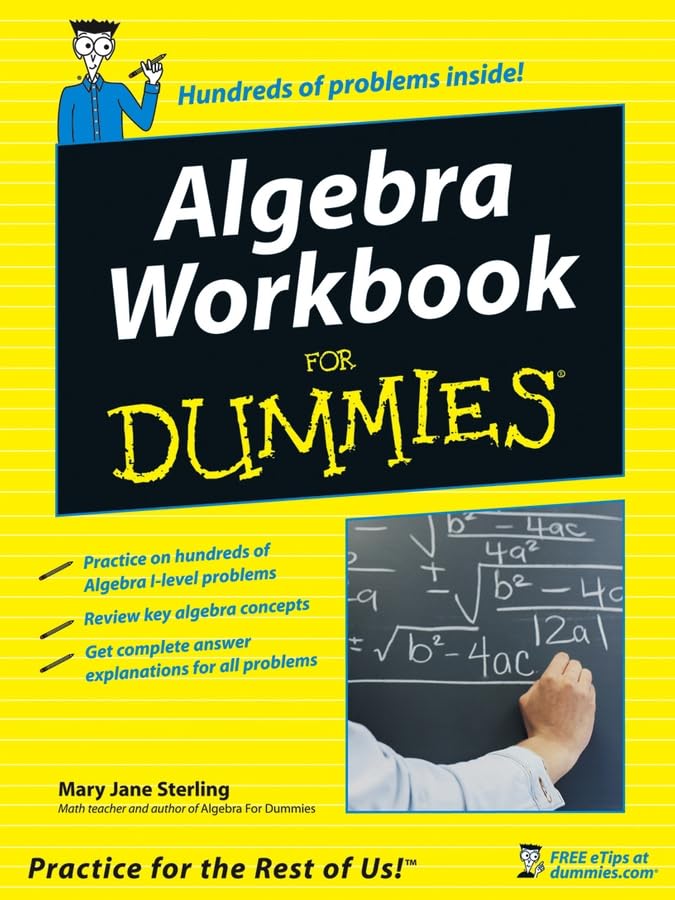 Algebra Workbook for Dummies