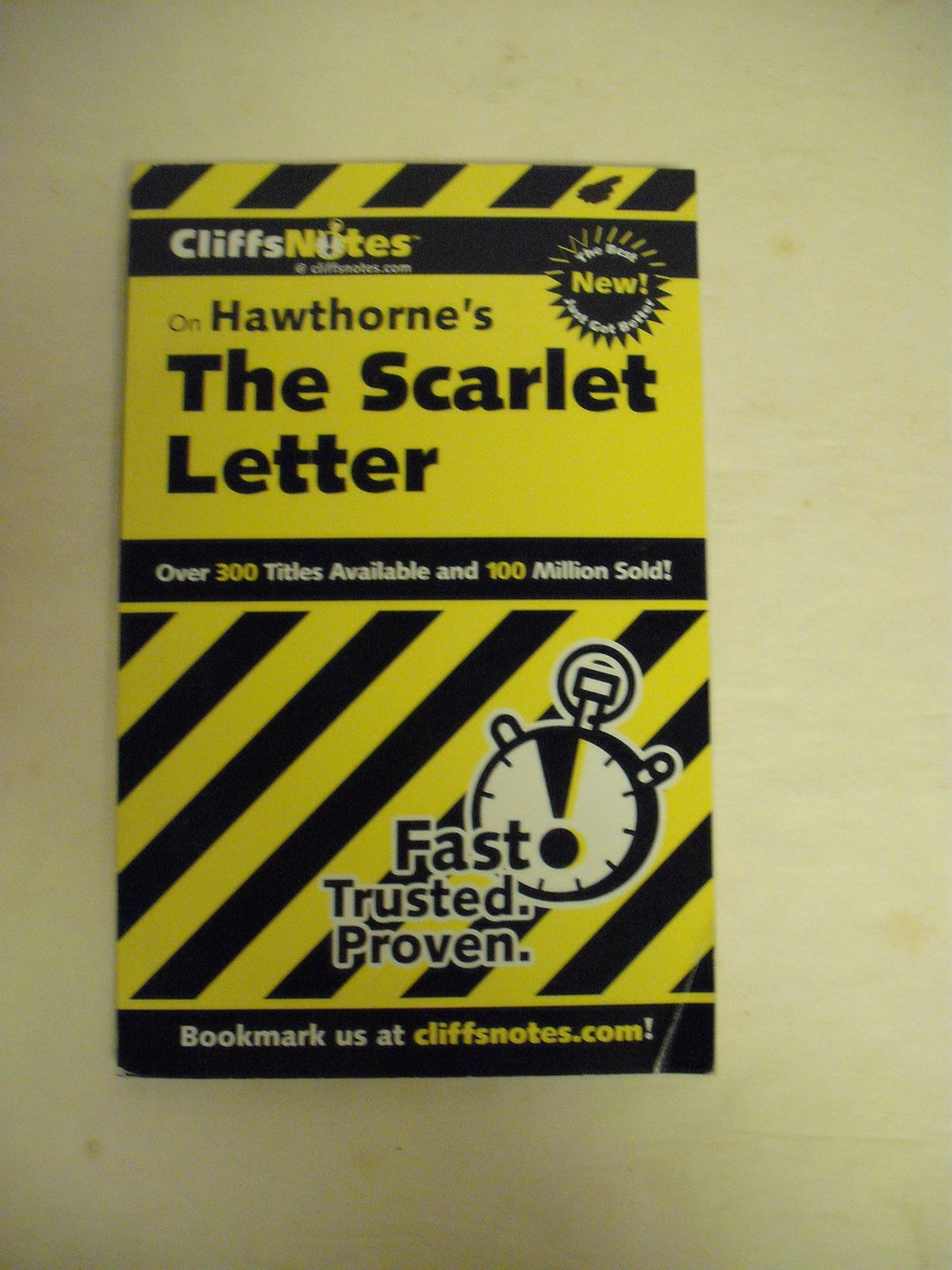 CliffsNotes on Hawthorne's The Scarlet Letter (CLIFFSNOTES LITERATURE)