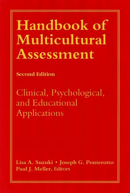 Handbook of Multicultural Assessment (Clinical, Psychological, and Educational Applications):2nd Edition
