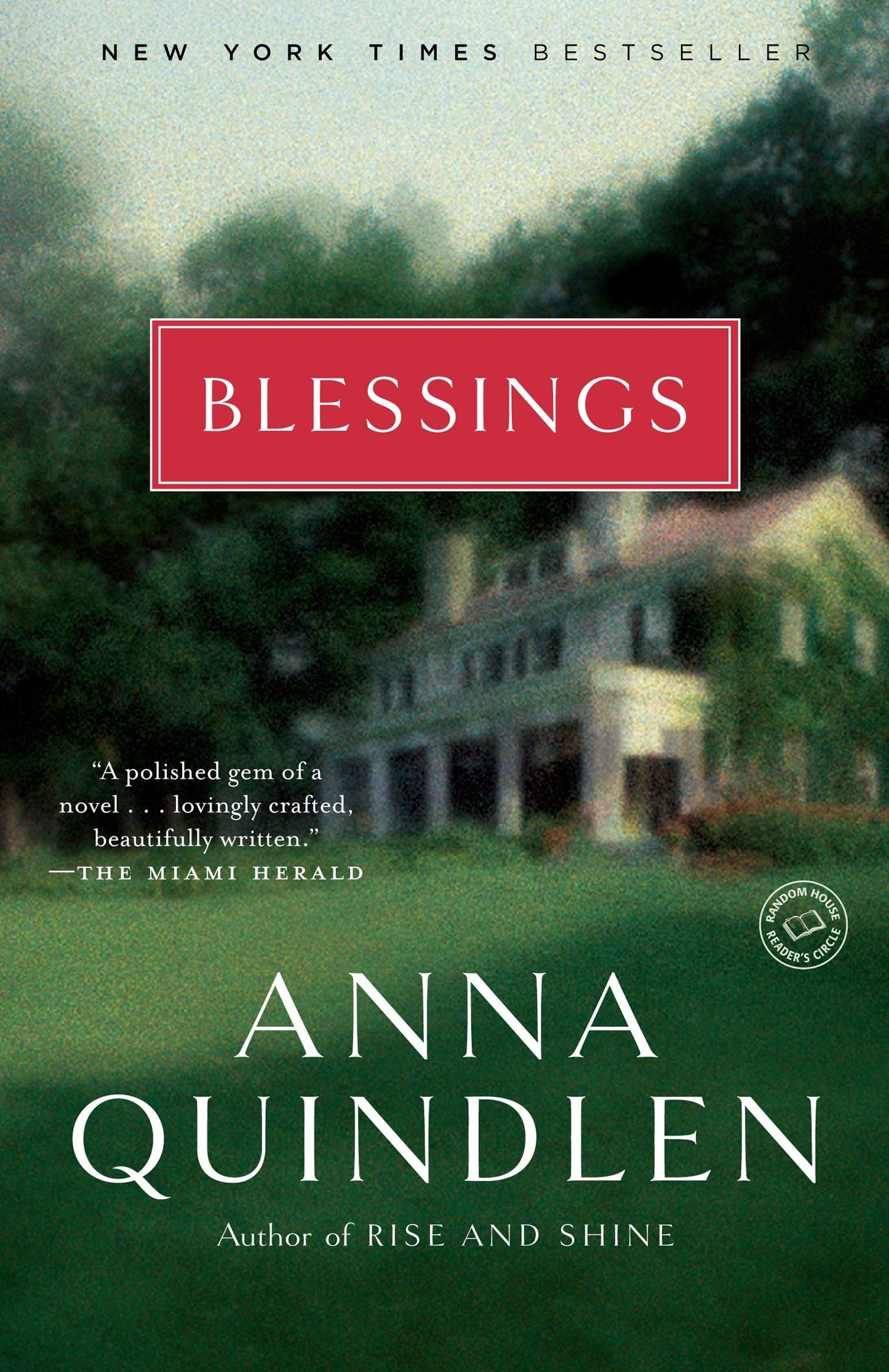 Blessings: A Novel (Random House Reader's Circle) - 6379