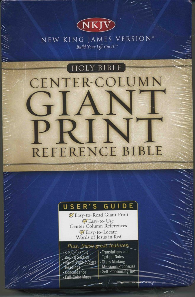 Nelson Classic Giant Print Center-column Reference Bible