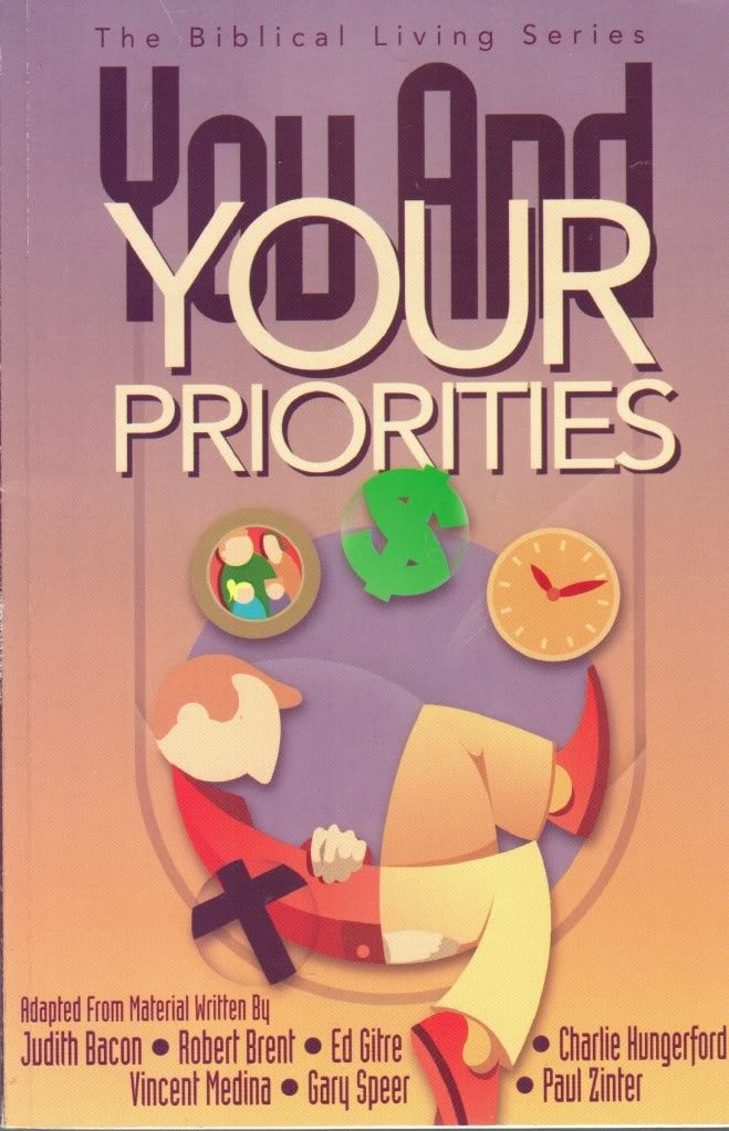 You And Your Priorities Book