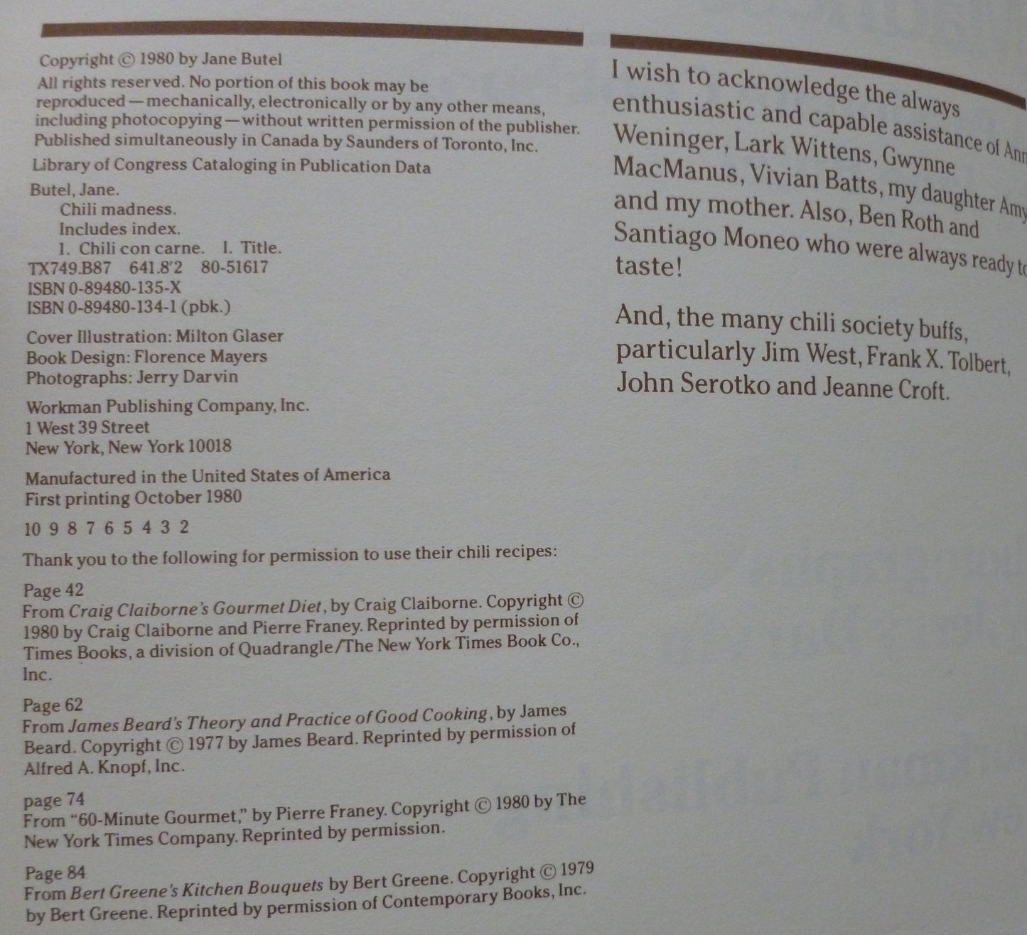 Chili Madness: A Passionate Cookbook