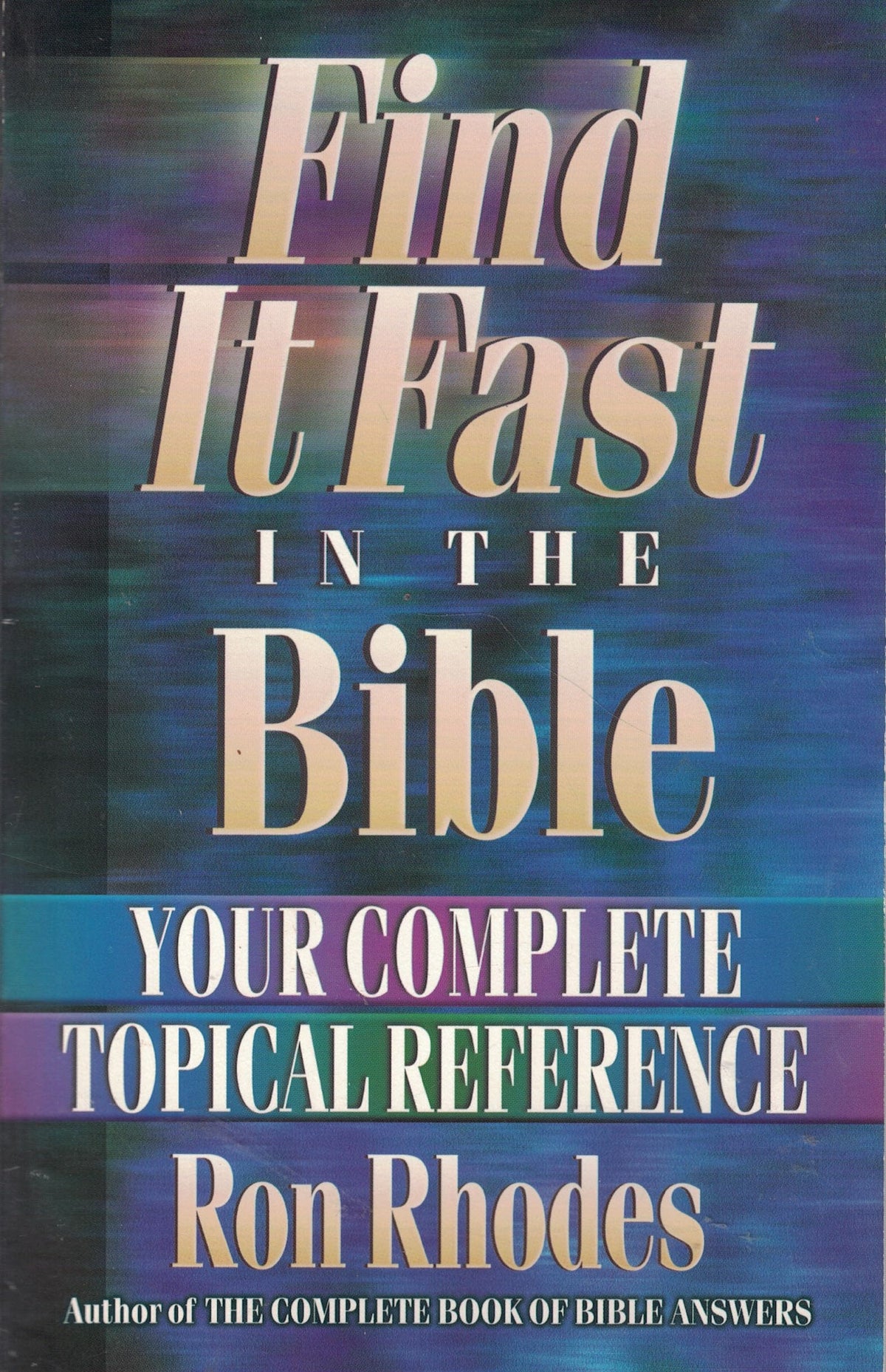 Find it Fast In the Bible
