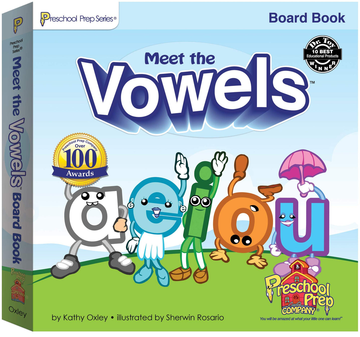Preschool Prep Company Meet The Vowels Board Book