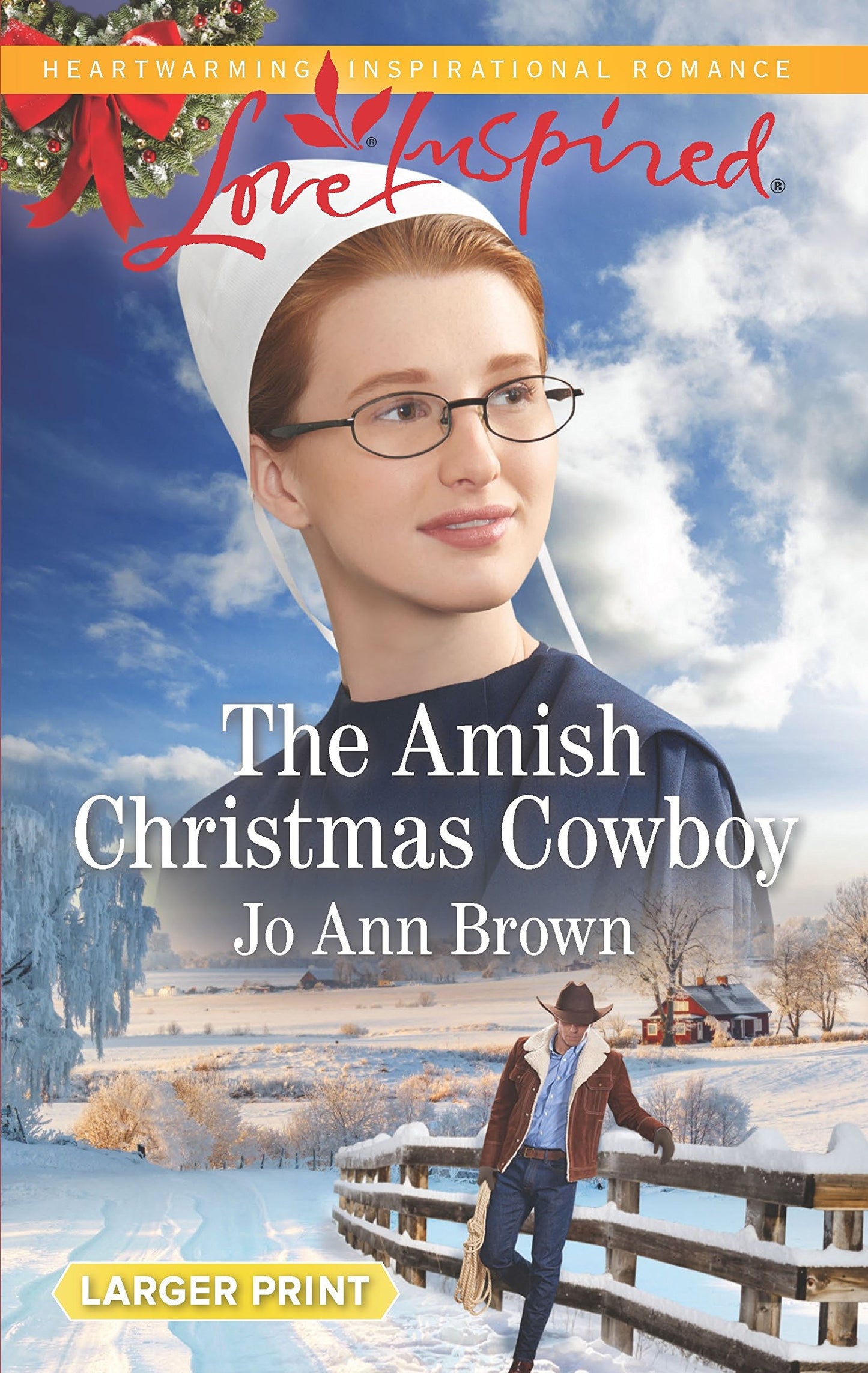 The Amish Christmas Cowboy (Amish Spinster Club, 2)