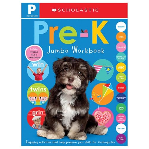 Pre-K Jumbo Workbook: Scholastic Early Learners (Jumbo Workbook)