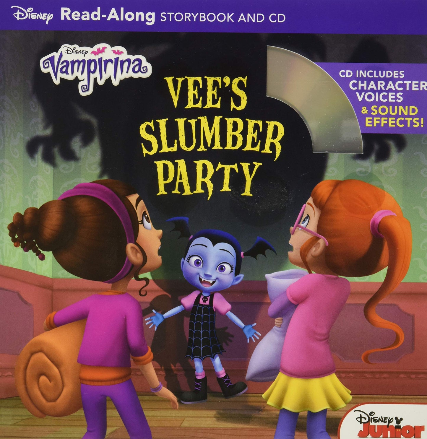 Vampirina Read-Along Book and CD Vee's Slumber Party (Read-Along Storybook and CD)