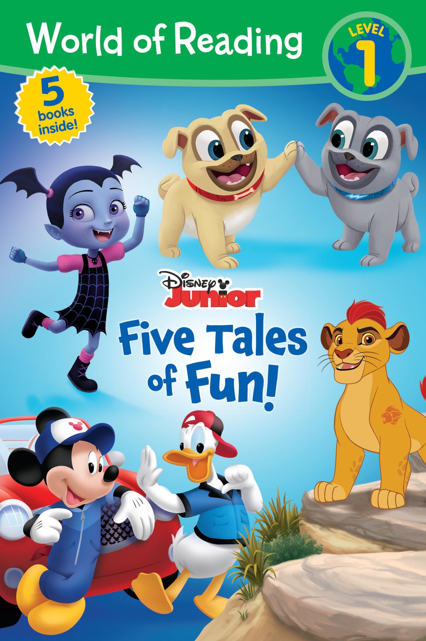 World of Reading: Disney Junior Five Tales of Fun! (Level 1 Reader Bindup)