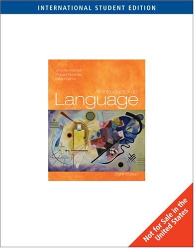 An Introduction to Language (8th International Edition)