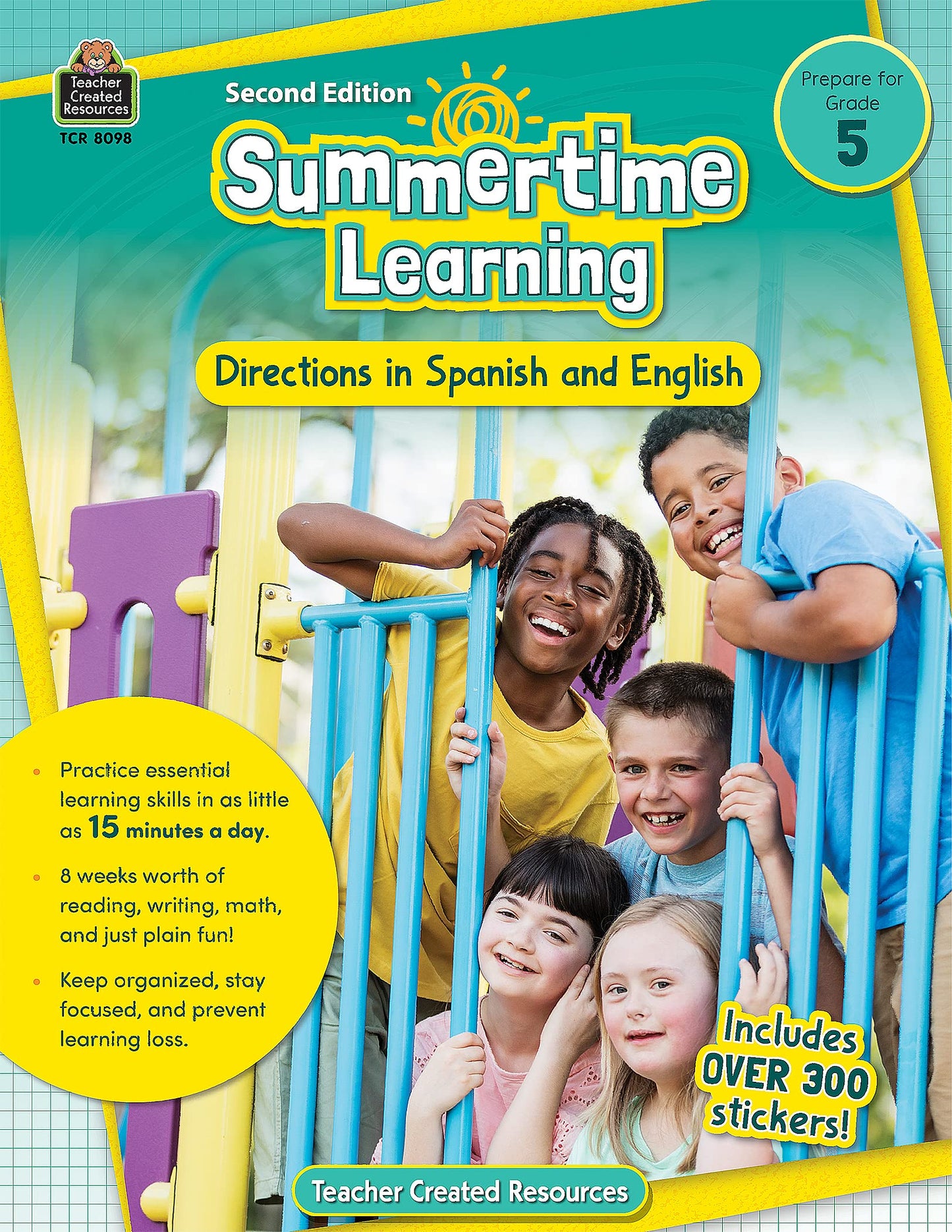 Summertime Learning Grd 5 - Spanish Directions (English and Spanish Edition)