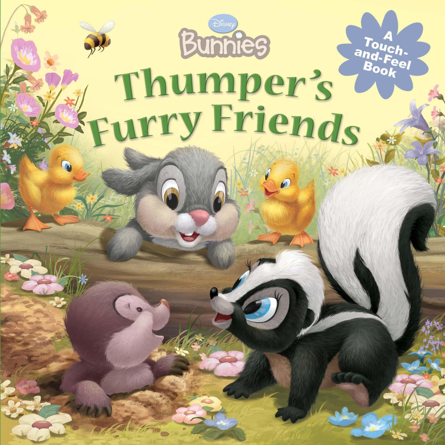 Disney Bunnies Thumper's Furry Friends (Touch-and-feel Book, A)
