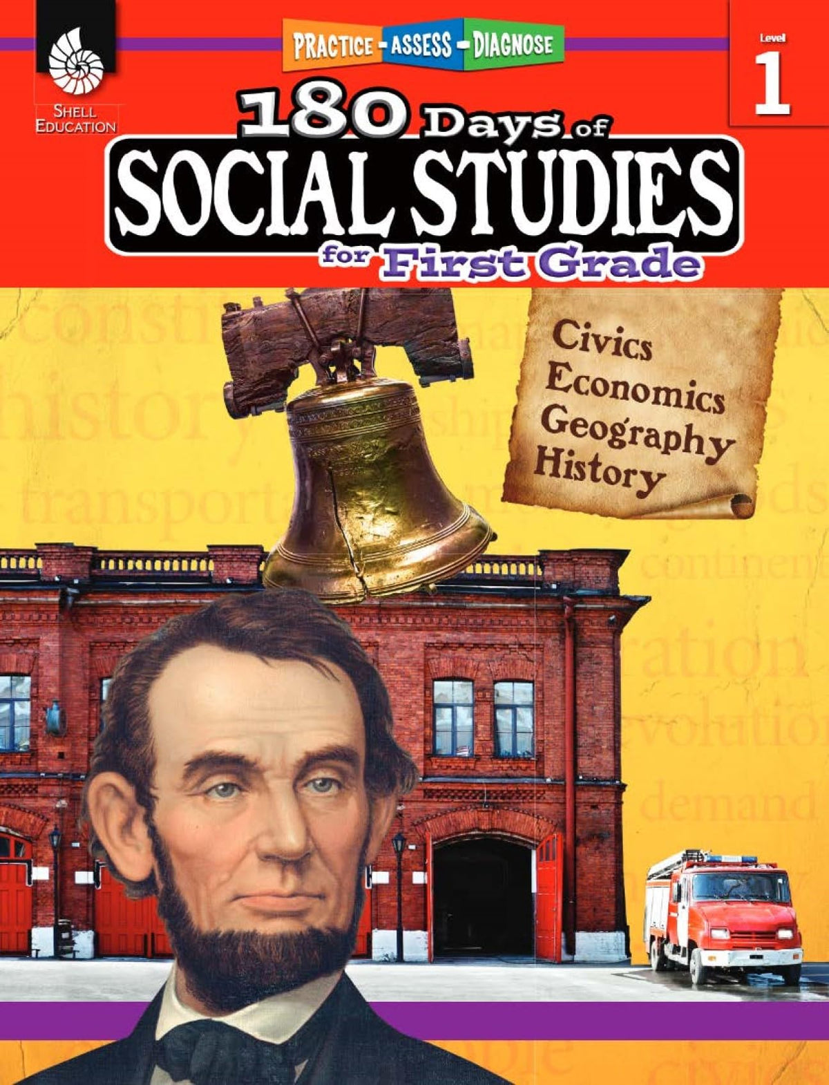 180 Days®: Social Studies for First Grade: Practice, Assess, Diagnose