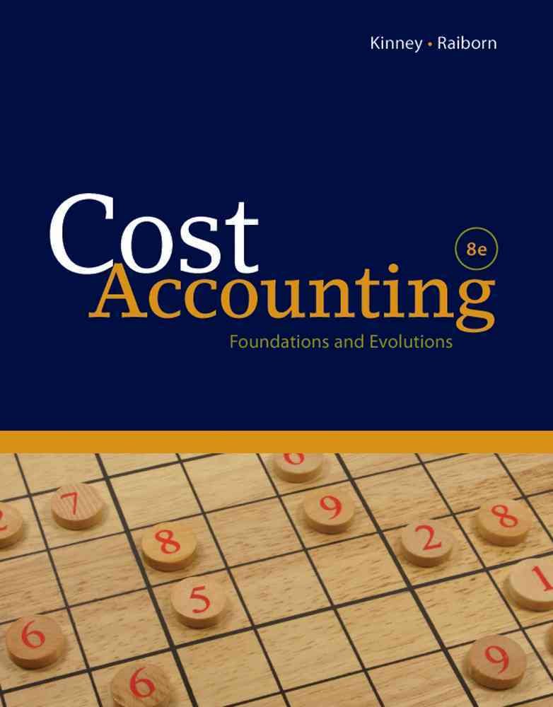 Cost Accounting: Foundations and Evolutions (Available Titles CengageNOW)