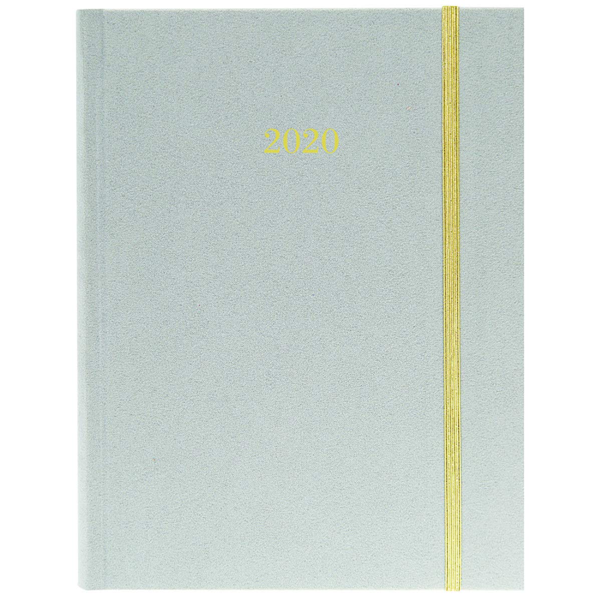 Gray Suede Hardbound Agenda