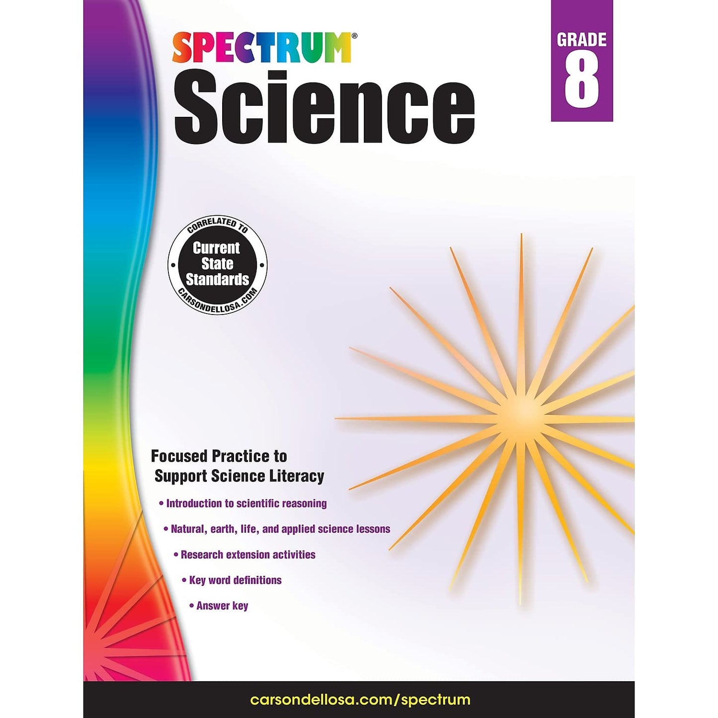 Spectrum 8th Grade Science Workbooks, Ages 13 to 14, Grade 8 Science, Natural, Earth, and Life Science, 8th Grade Science Book with Research Activities - 176 Pages