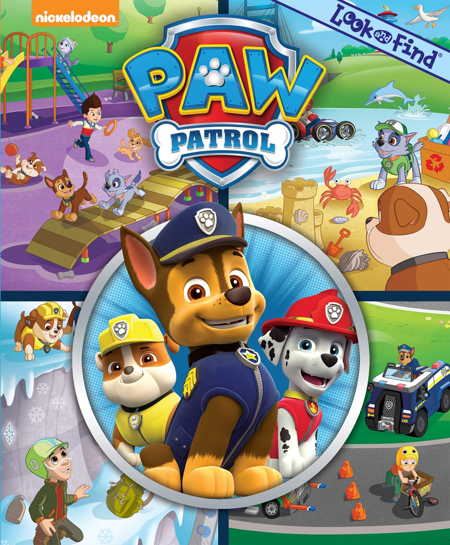 Nickelodeon Paw Patrol Chase, Skye, Marshall, and More! - Look and Find Activity Book - PI Kids