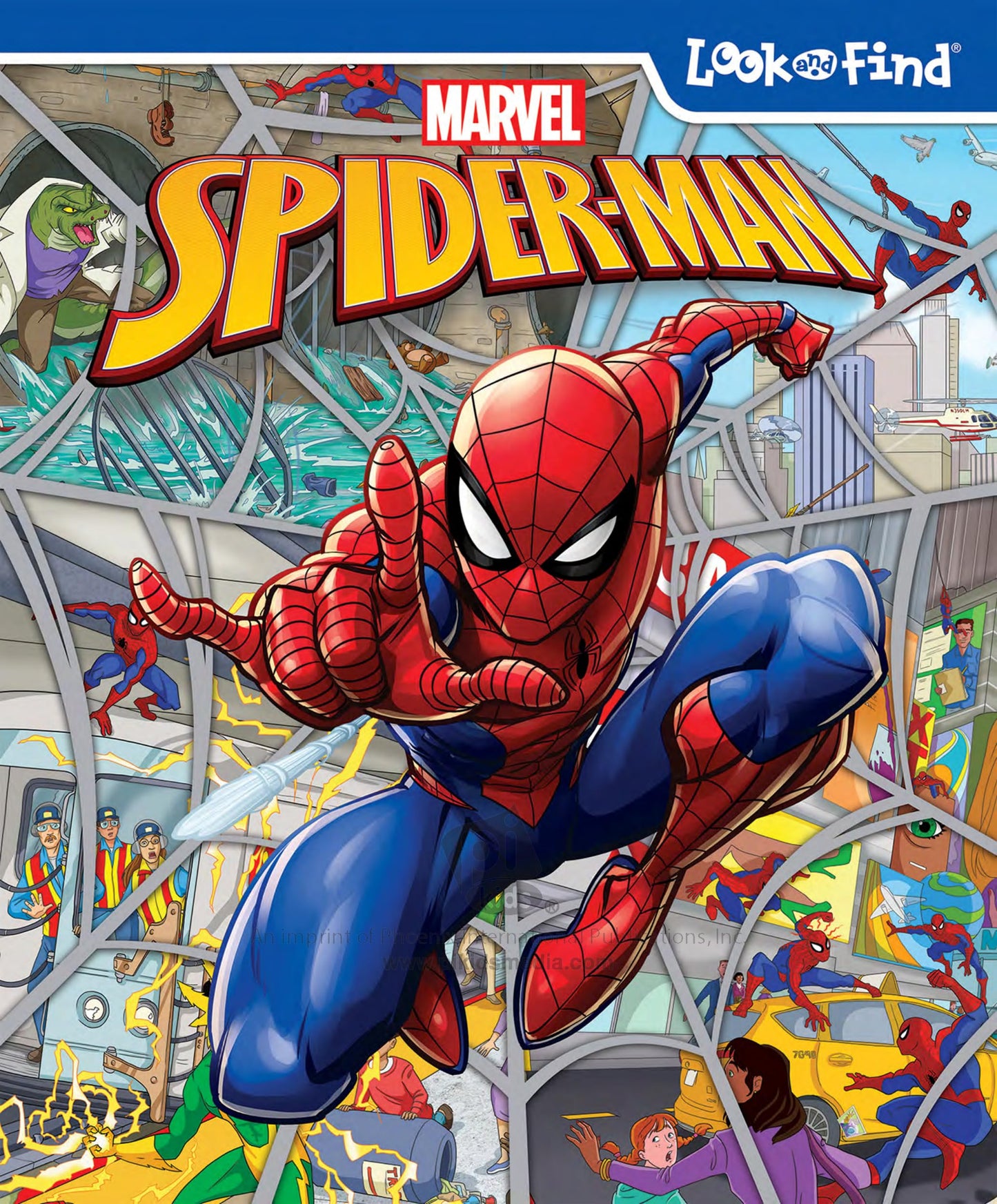 Marvel Spider-Man Look and Find Activity Book - PI Kids