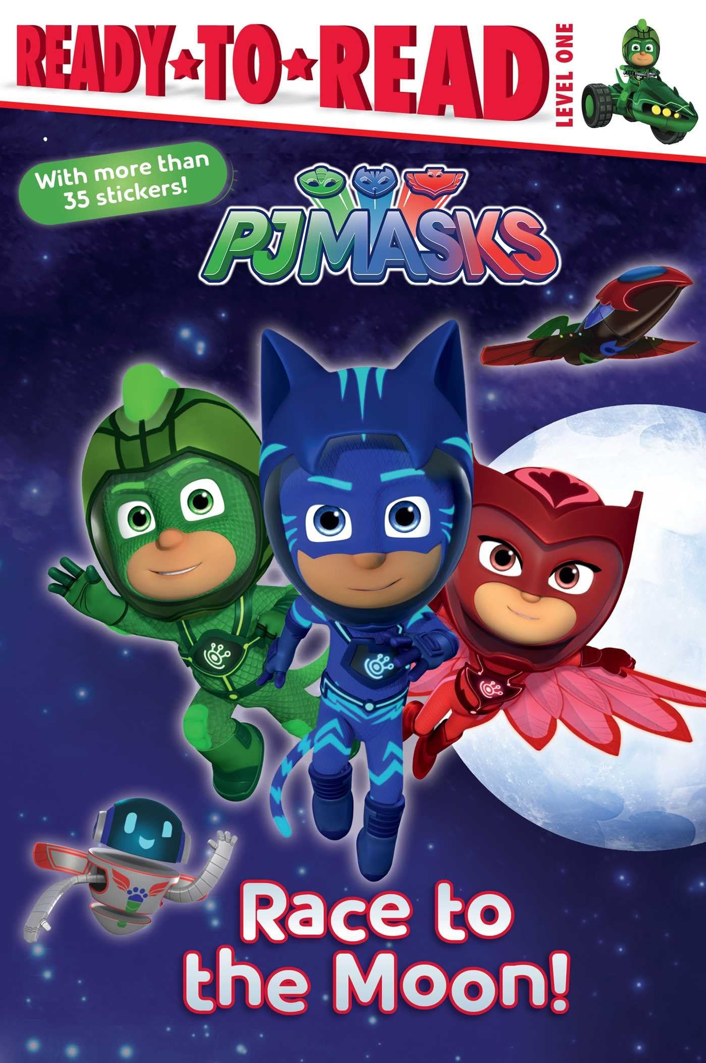 Race to the Moon!: Ready-to-Read Level 1 (PJ Masks)